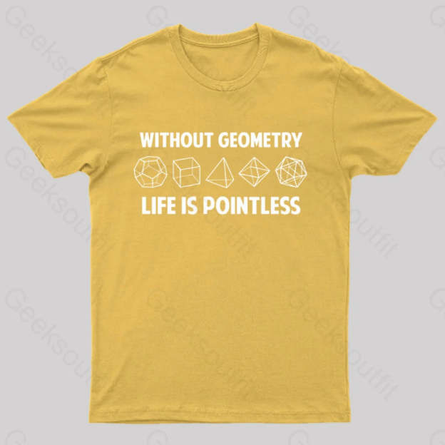 Without Geometry Nerd T-Shirt Yellow / S