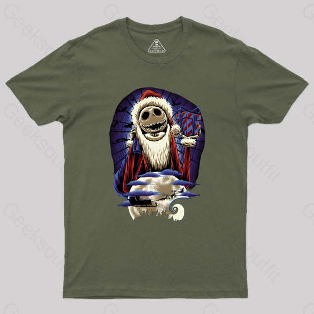 Wonderful Nightmare Geek T-Shirt Army Green / S