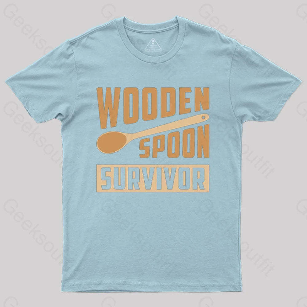 Wooden Spoon Survivor T-Shirt Light Blue / S