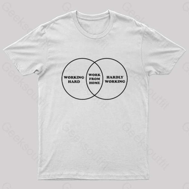 Work Diagram Nerd T-Shirt White / S