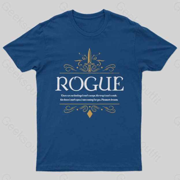 Wow Dungeons Crawler And Dragons Slayer Geek T-Shirt Navy / S