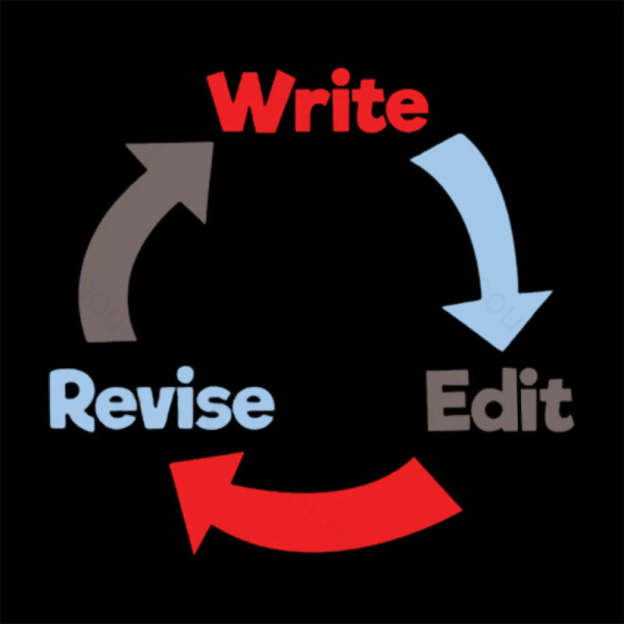 Write Edit Revise Repeat Nerd T-Shirt