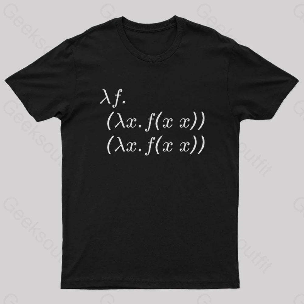 Y Combinator Geek T-Shirt Black / S