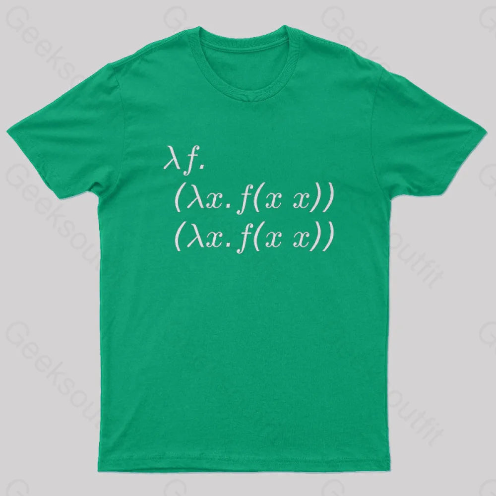 Y Combinator Geek T-Shirt Green / S