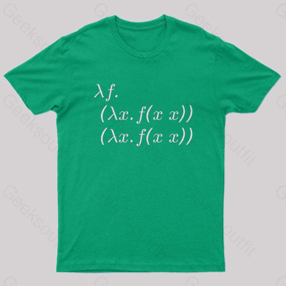Y Combinator Geek T-Shirt Green / S