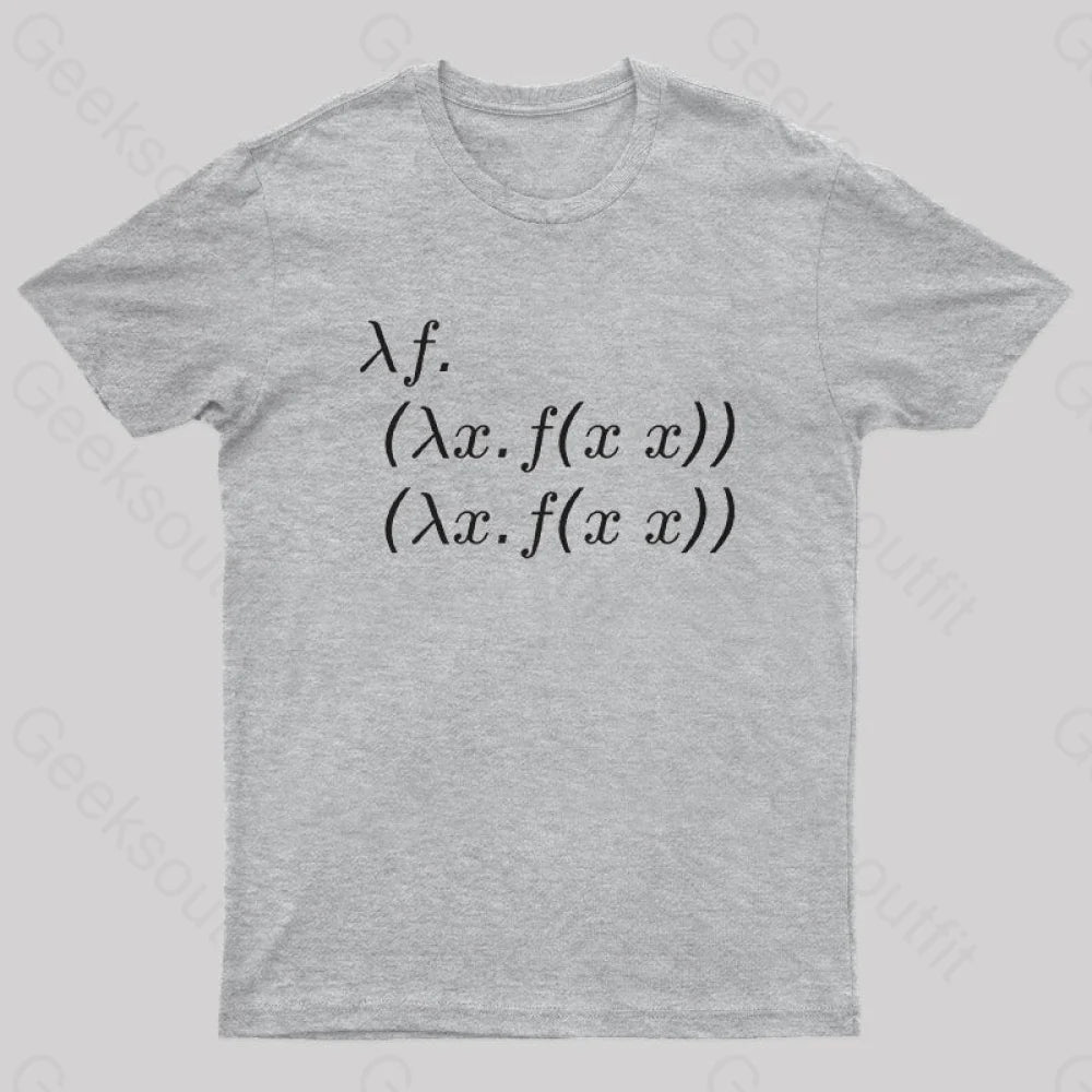 Y Combinator Geek T-Shirt Grey / S