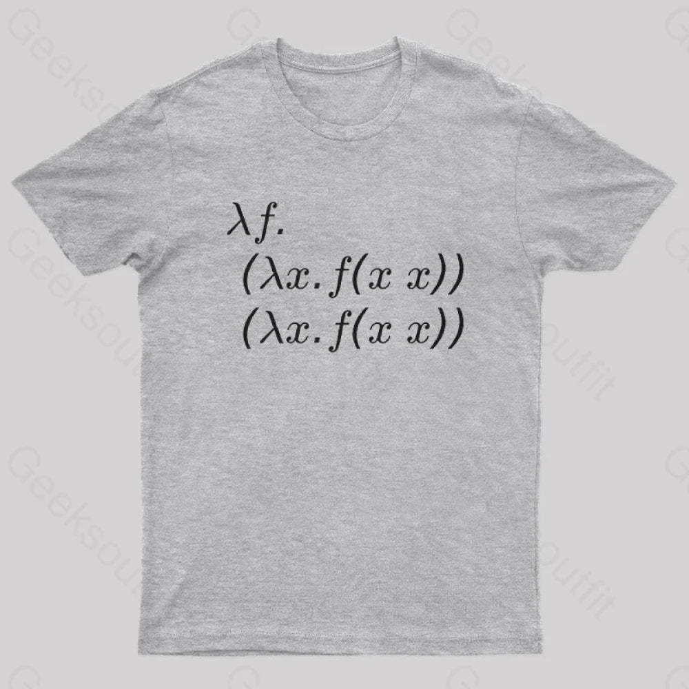 Y Combinator Geek T-Shirt Grey / S
