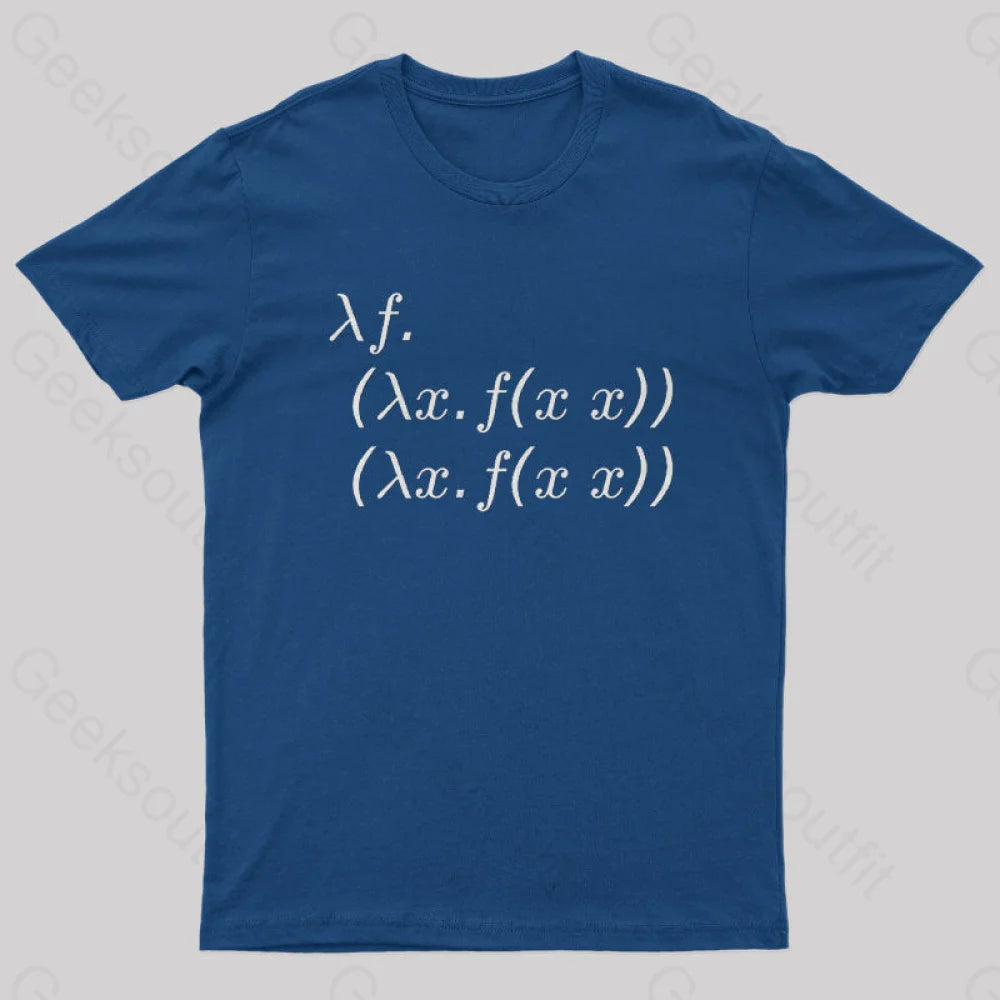Y Combinator Geek T-Shirt Navy / S