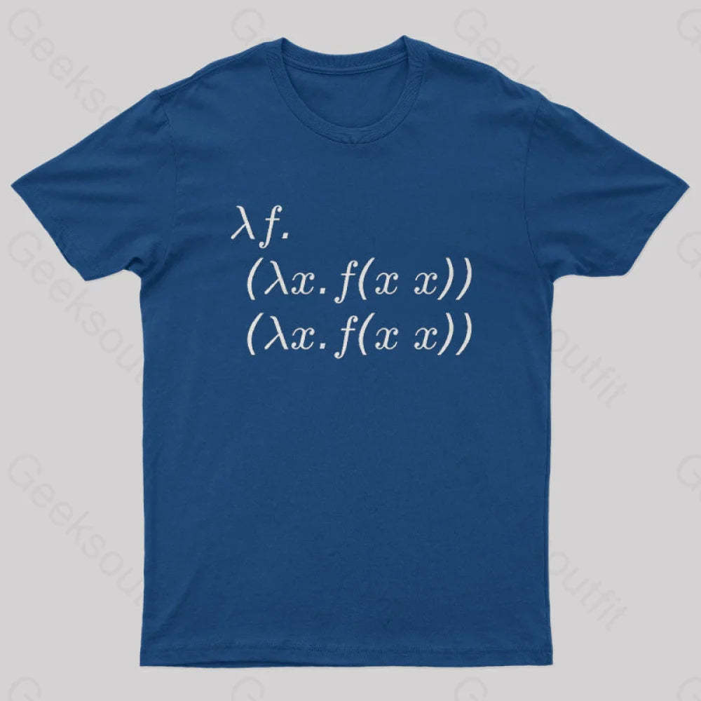Y Combinator Geek T-Shirt Navy / S
