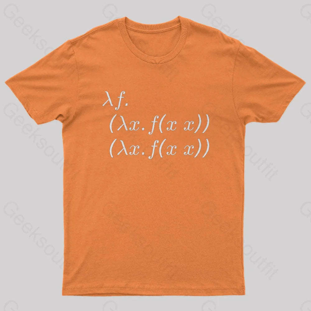 Y Combinator Geek T-Shirt Orange / S