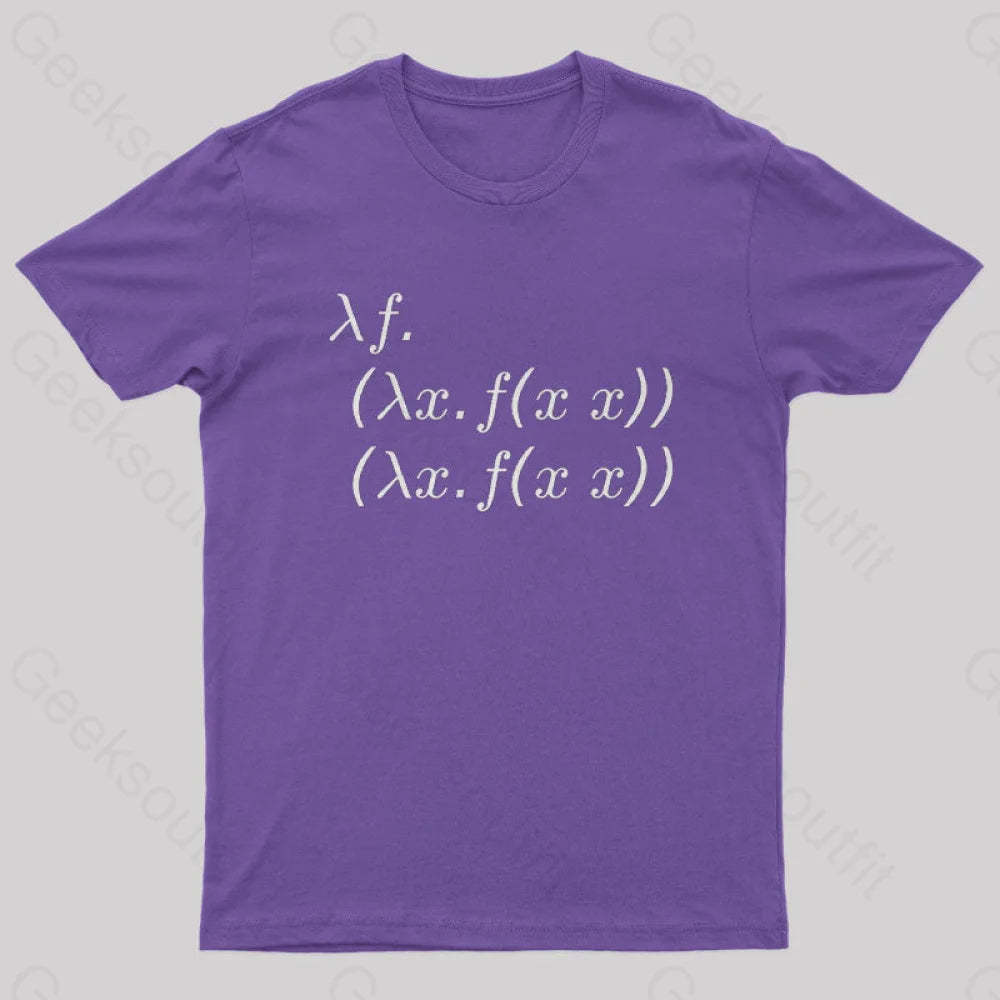 Y Combinator Geek T-Shirt Purple / S