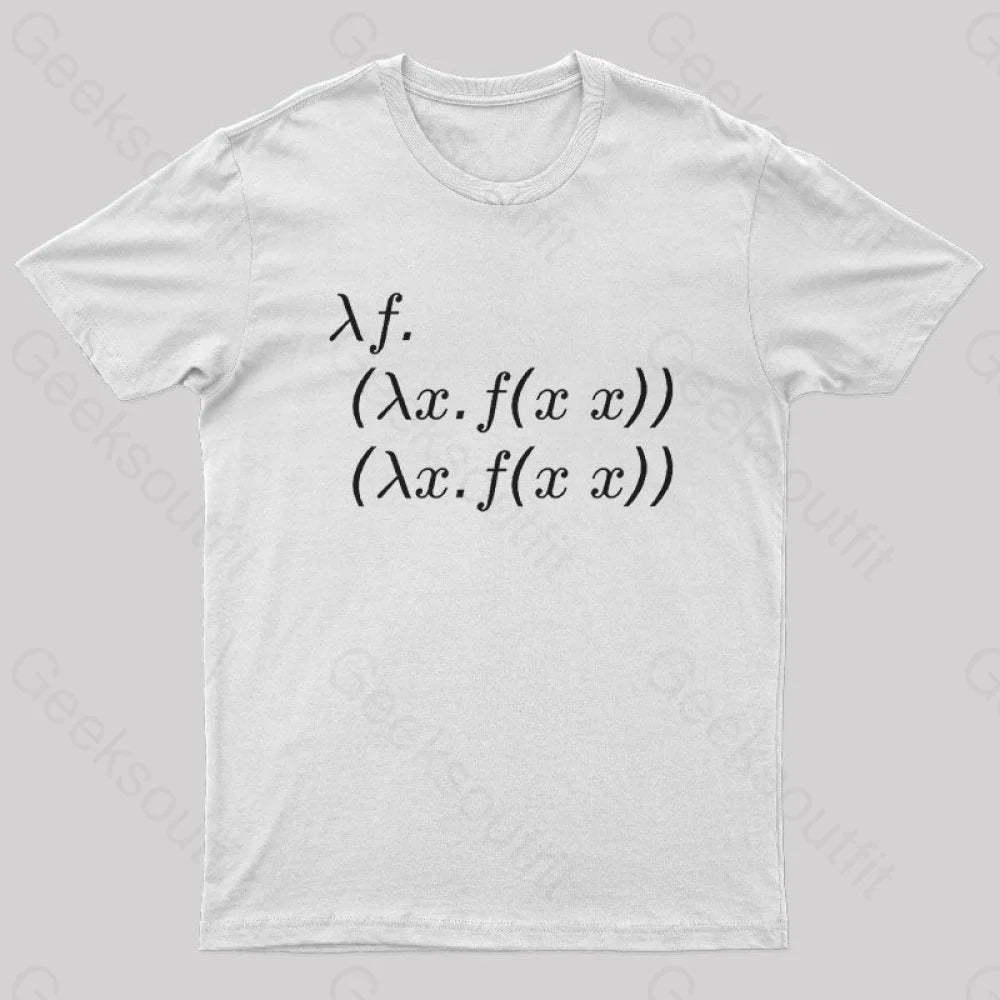 Y Combinator Geek T-Shirt White / S