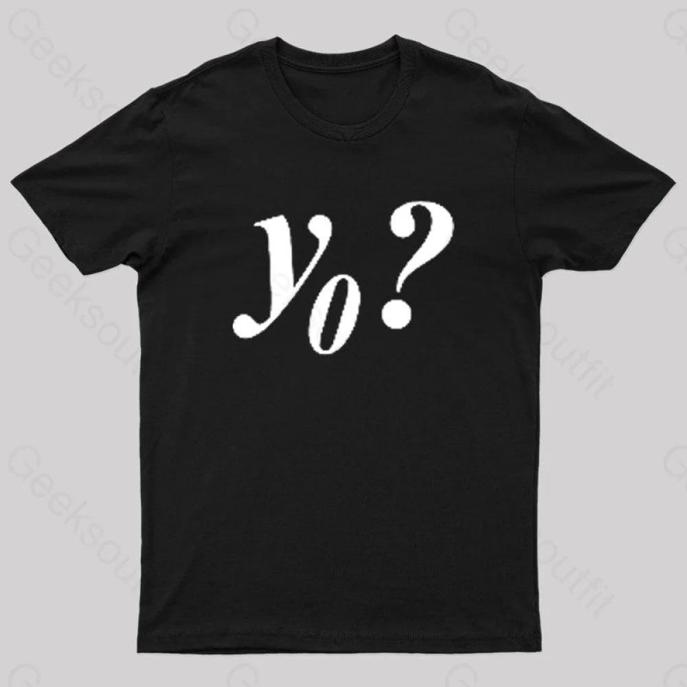 Y Naught Geek T-Shirt Black / S