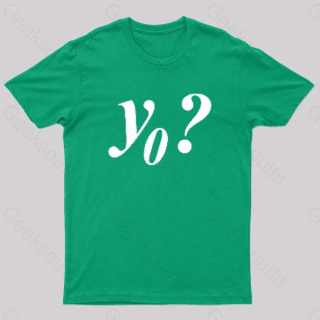 Y Naught Geek T-Shirt Green / S