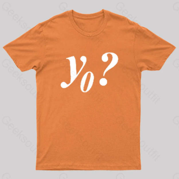 Y Naught Geek T-Shirt Orange / S