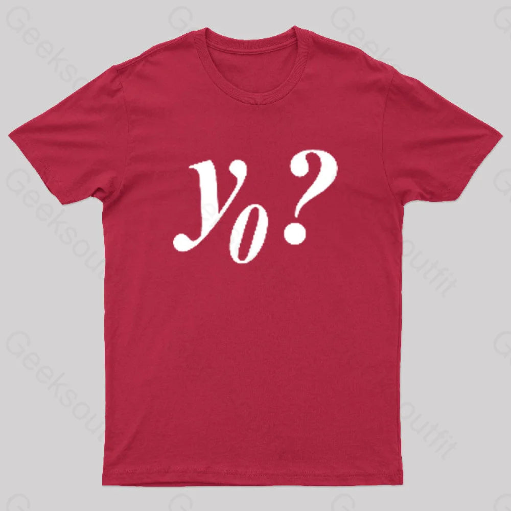 Y Naught Geek T-Shirt Red / S