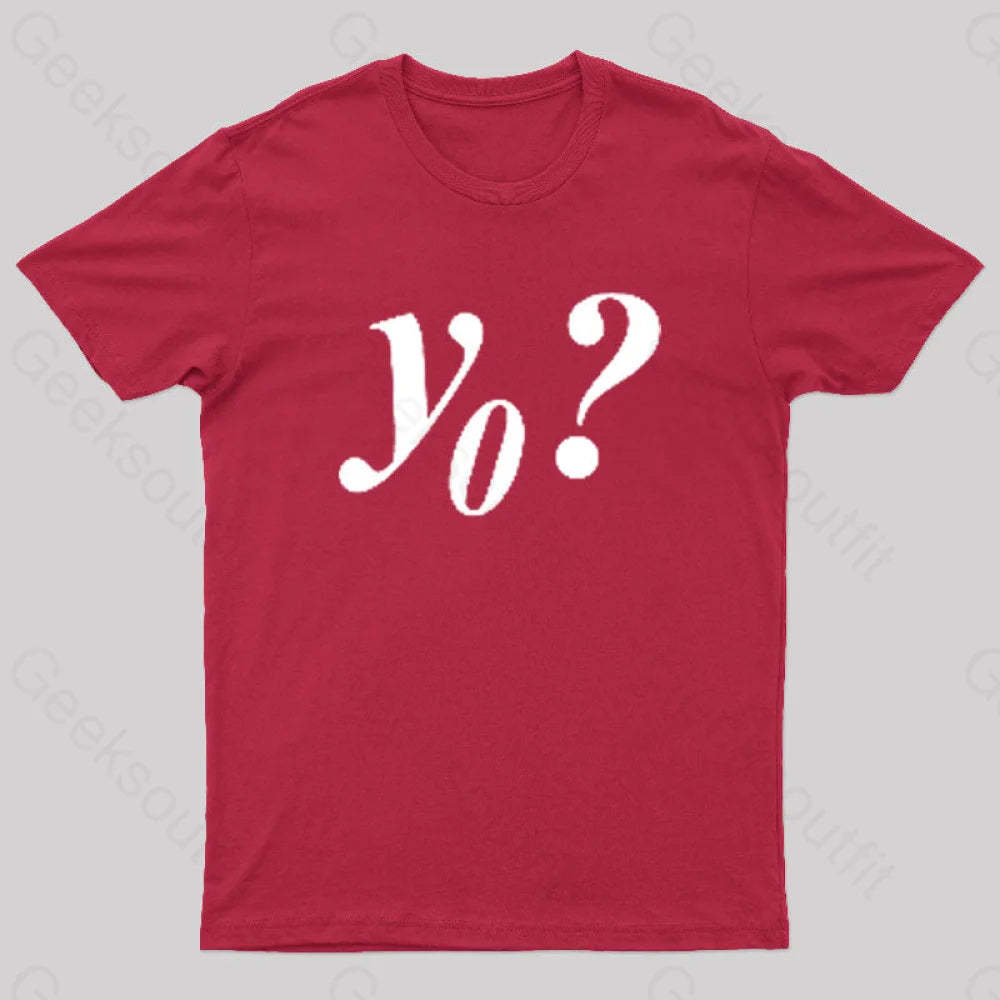 Y Naught Geek T-Shirt Red / S