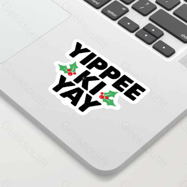 Yippee Ki Yay Geek Sticker