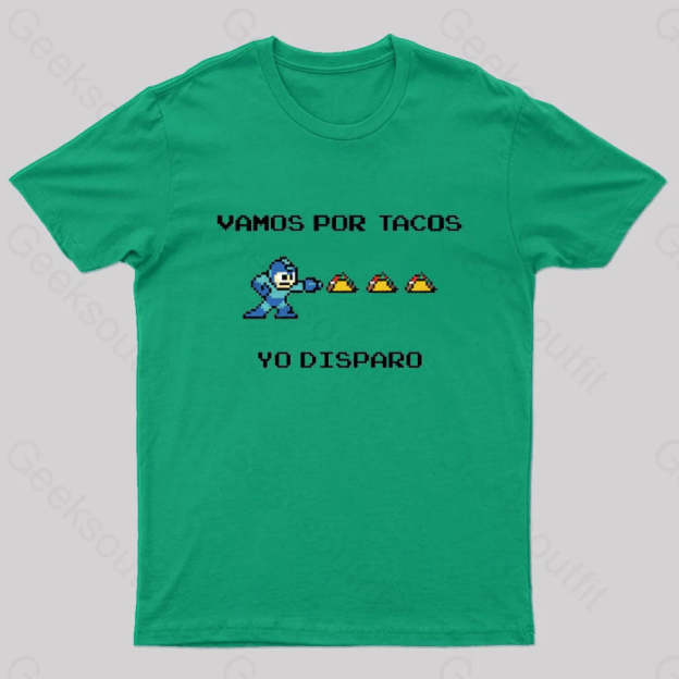 Yo Disparo Nerd T-Shirt Green / S