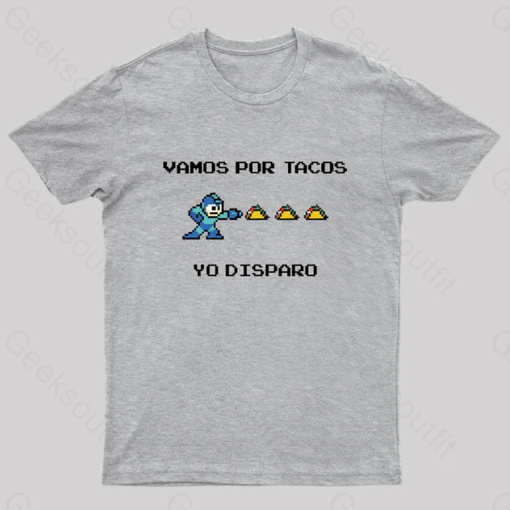 Yo Disparo Nerd T-Shirt Grey / S
