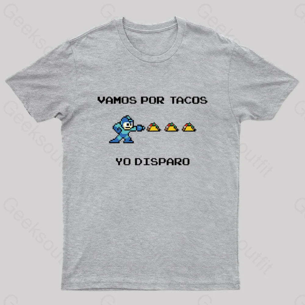 Yo Disparo Nerd T-Shirt Grey / S