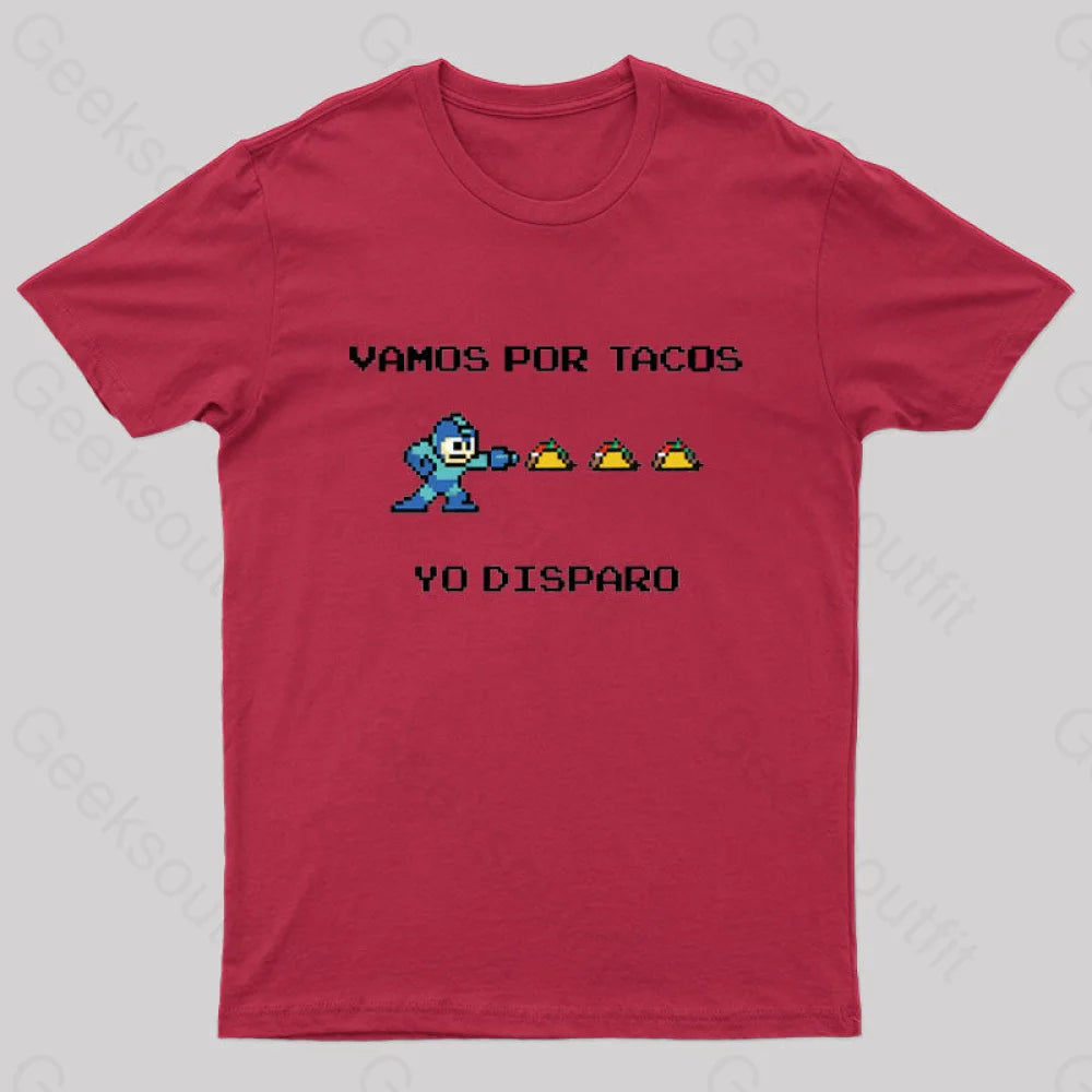 Yo Disparo Nerd T-Shirt Red / S