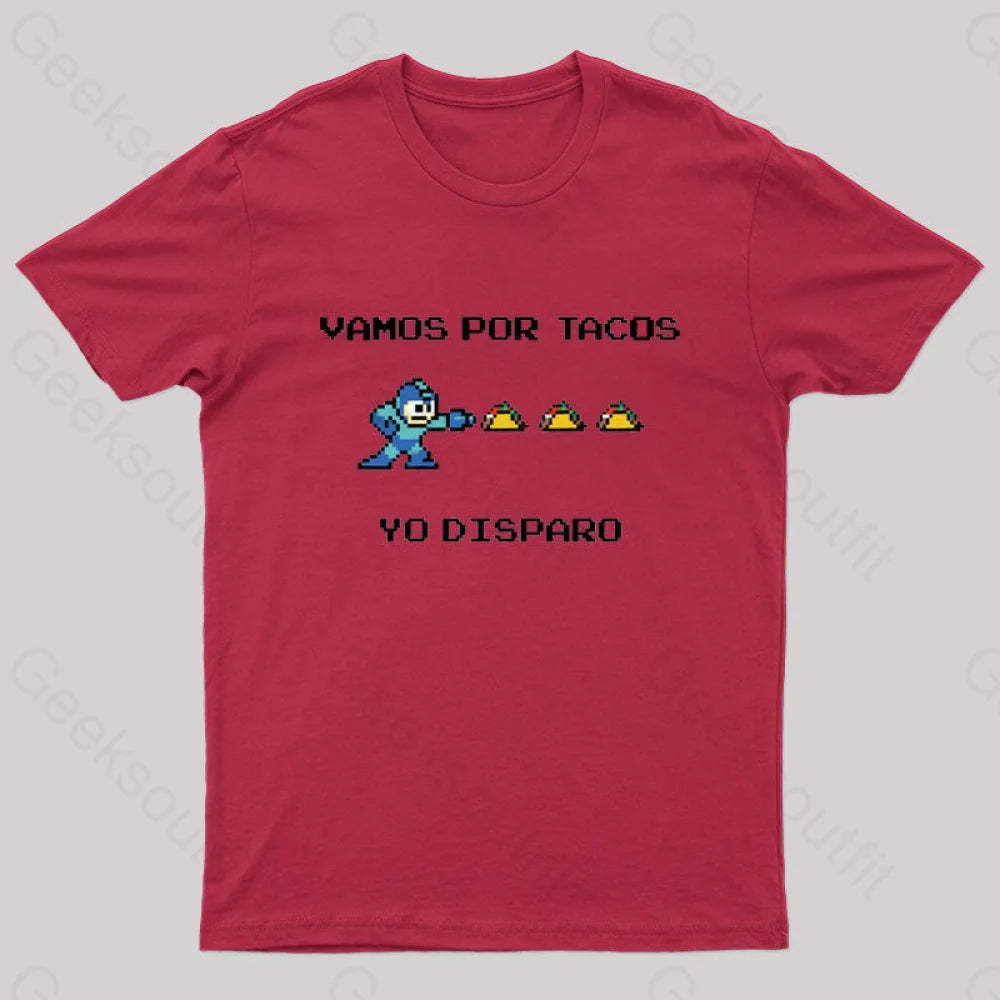 Yo Disparo Nerd T-Shirt Red / S