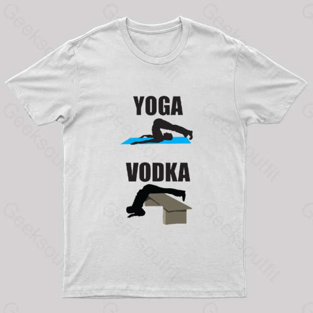 Yoga Vs Vodka Geek T-Shirt