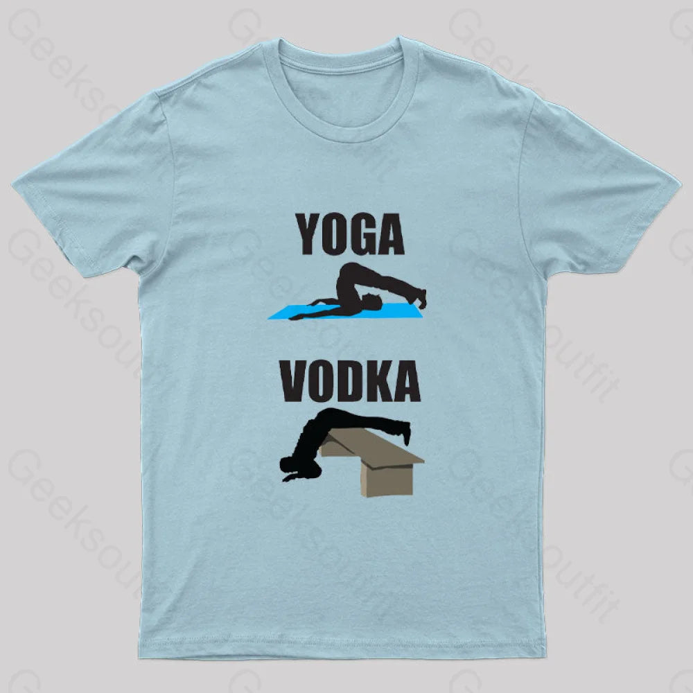Yoga Vs Vodka Geek T-Shirt