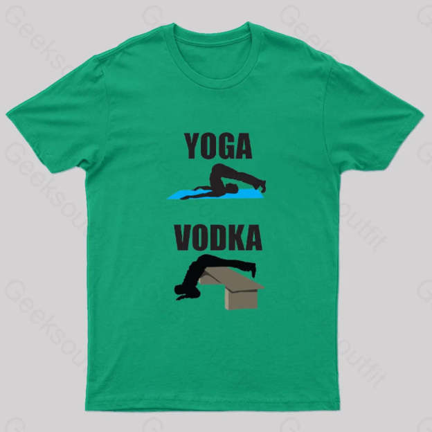 Yoga Vs Vodka Geek T-Shirt