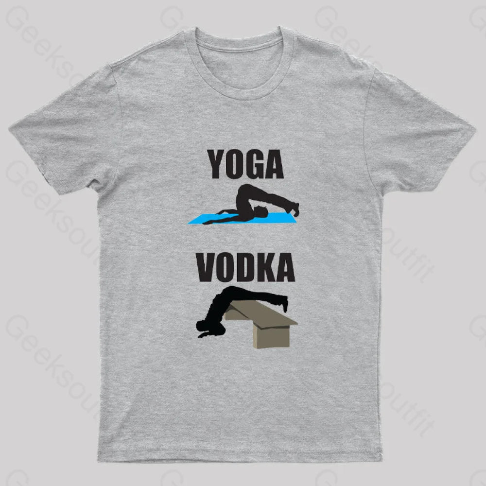 Yoga Vs Vodka Geek T-Shirt