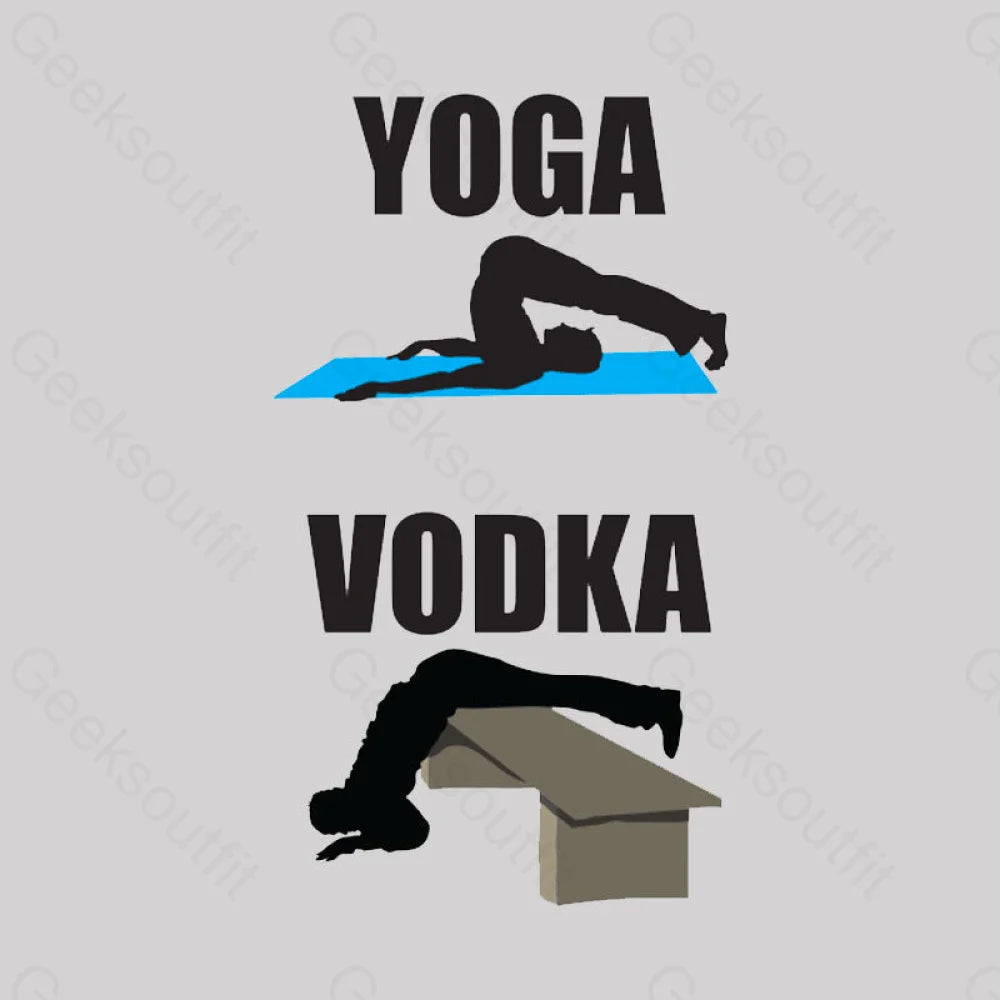 Yoga Vs Vodka Geek T-Shirt
