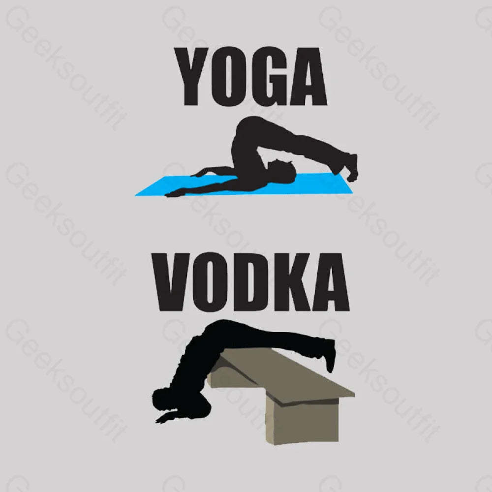Yoga Vs Vodka Geek T-Shirt