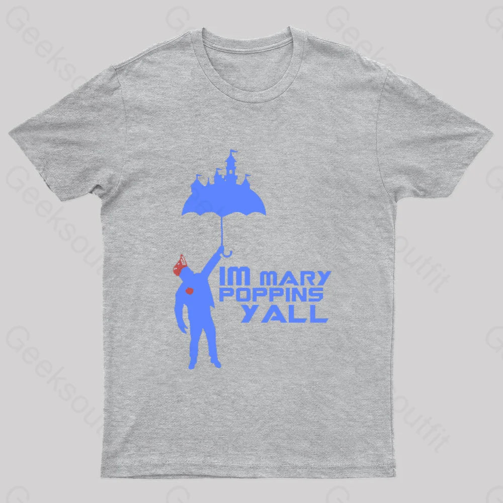 Yondu Poppins Geek T-Shirt Grey / S
