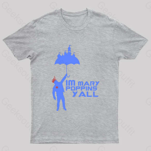 Yondu Poppins Geek T-Shirt Grey / S