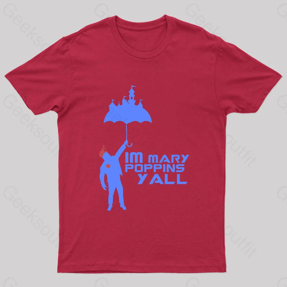 Yondu Poppins Geek T-Shirt Red / S