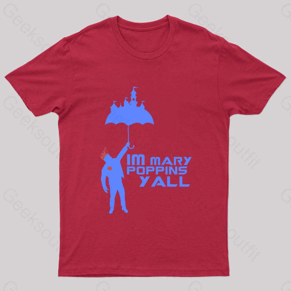 Yondu Poppins Geek T-Shirt Red / S