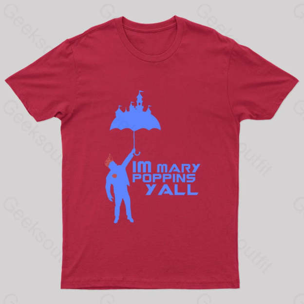 Yondu Poppins Geek T-Shirt Red / S