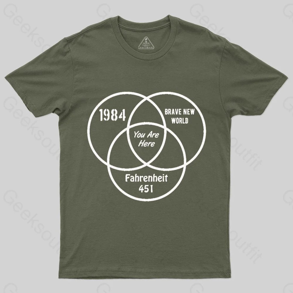 You Are Here T-shirt - Geeksoutfit