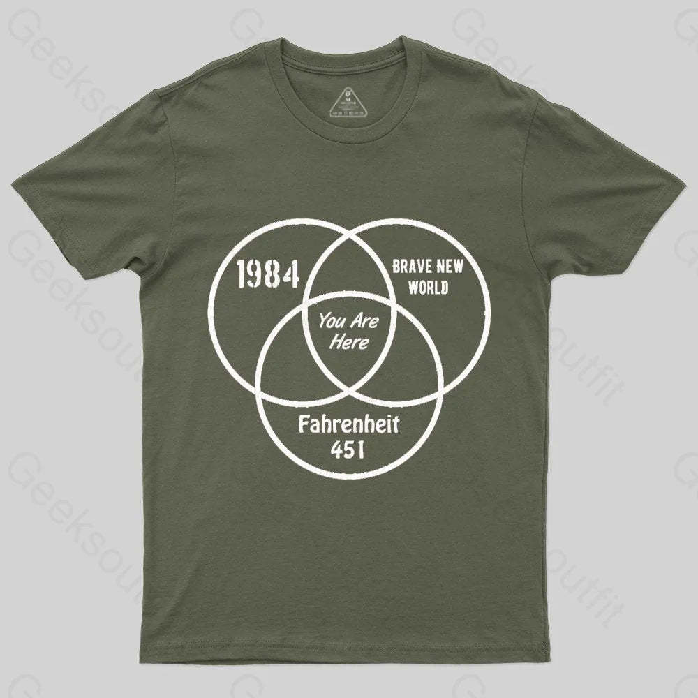 You Are Here T-shirt - Geeksoutfit