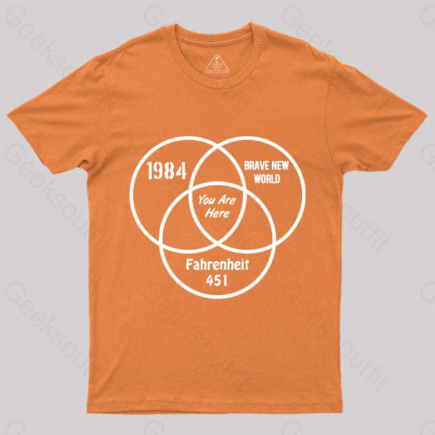 You Are Here Geek T-Shirt Orange / S