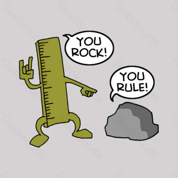 You Rock! Rule! Geek T-Shirt