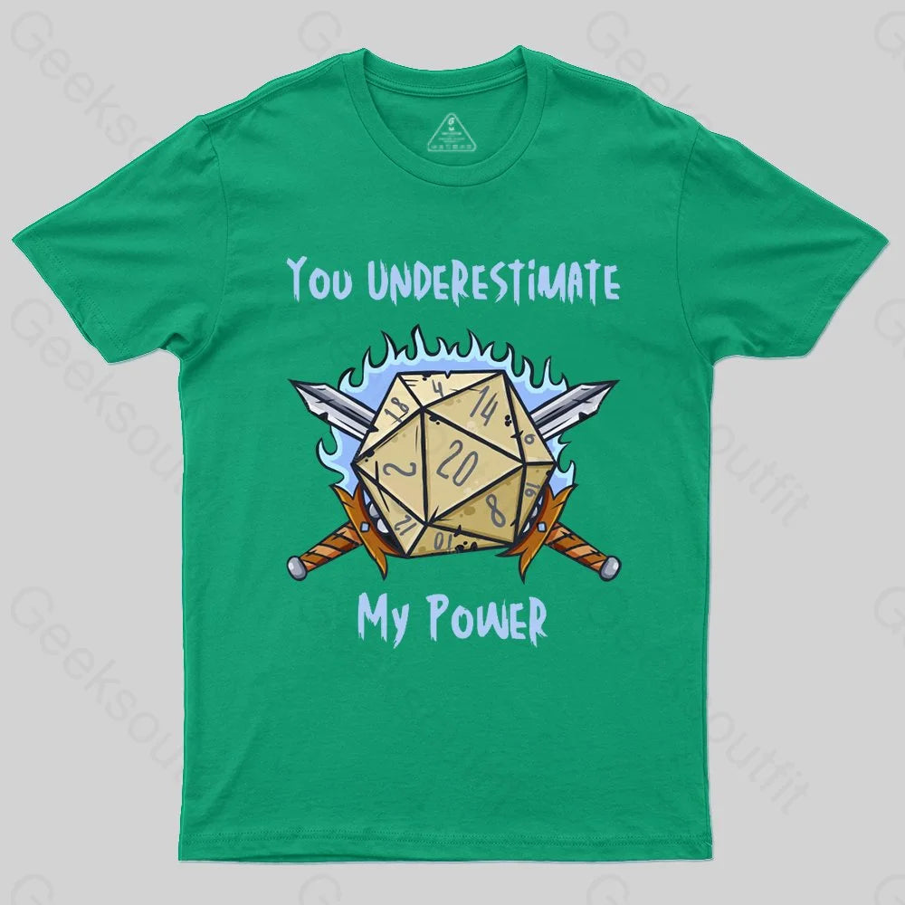 You Underestimate My Power T-shirt - Geeksoutfit