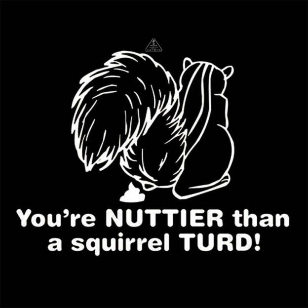 You’re Nuttier Than A Squirrel Turd T-Shirt