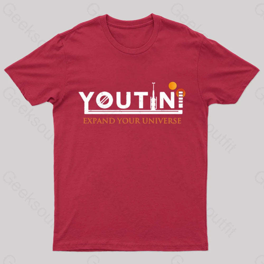 Youtini Expaned Your Universe Nerd T-Shirt Red / S