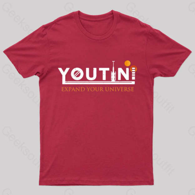 Youtini Expaned Your Universe Nerd T-Shirt Red / S