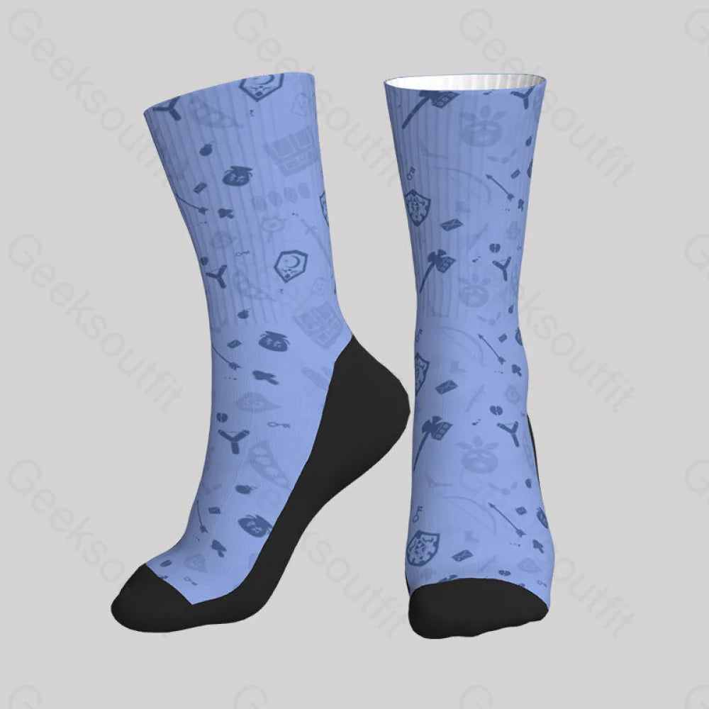 Zelda Game Pattern Men’s Socks