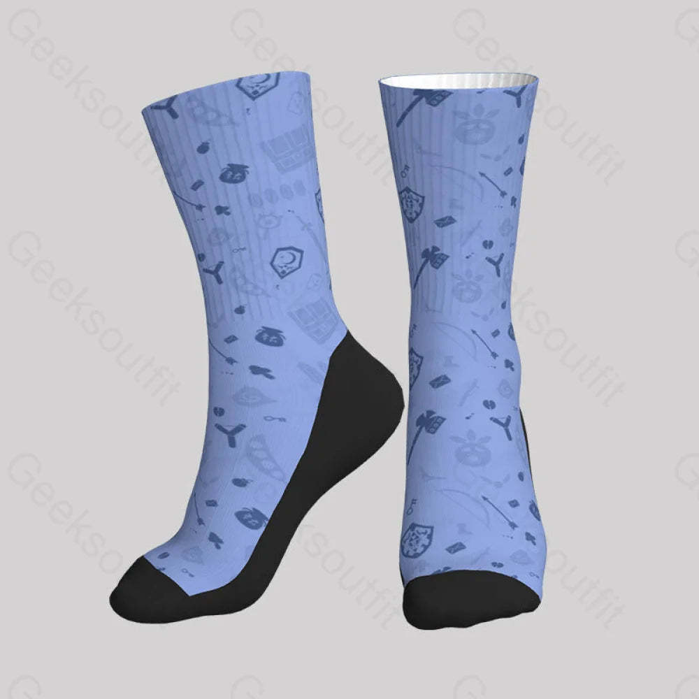 Zelda Game Pattern Men’s Socks
