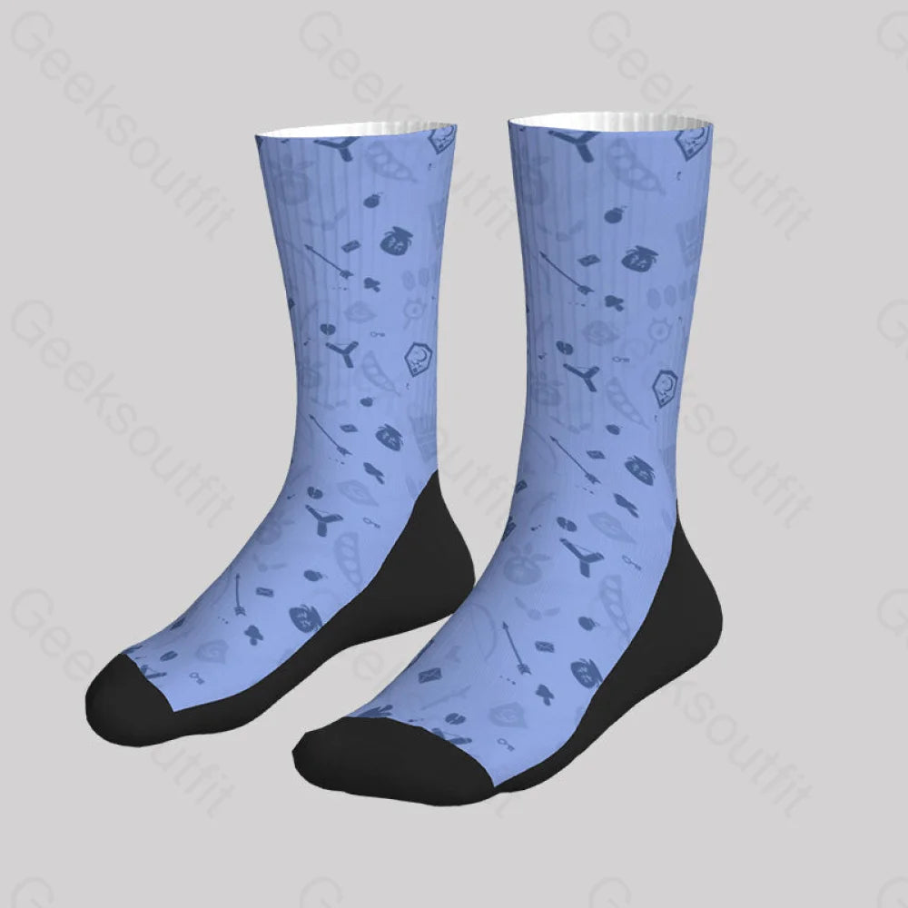 Zelda Game Pattern Men’s Socks Sks017