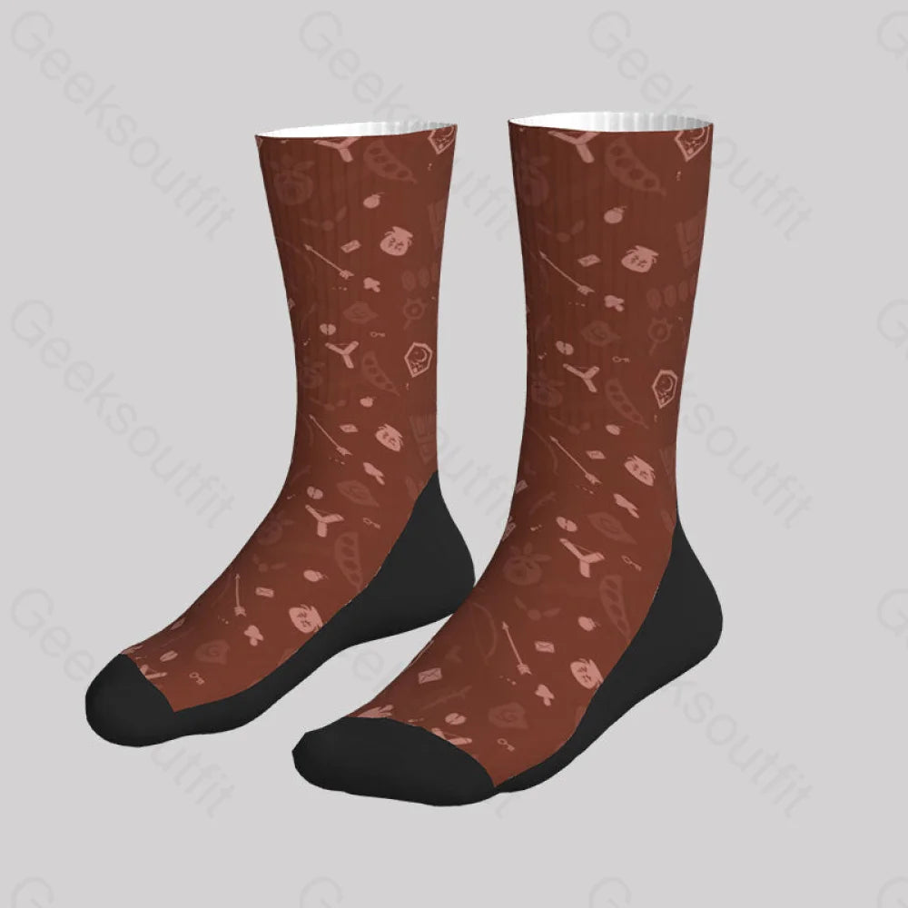 Zelda Game Pattern Men’s Socks Sks018